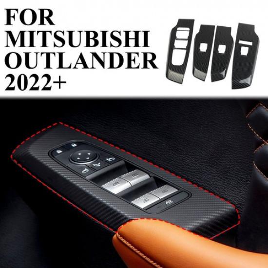 

Carbon Fiber Style Window Lift Switch Panel trim cover for Mitsubishi Outlander