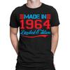 62nd Birthday Gift T-Shirt Made In 1964 Limited Edition Mens Womens Top 2#TA-34