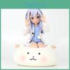Playful Sitting Kyoko Chino Pvc Figure With Cute Pajamas For Collectible Display
