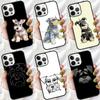 Cartoon Schnauzer Dog Phone Case For iPhone 17 Air 16 15 14 Plus 12 13 Pro Max Soft Bumper Shell Cover Coque