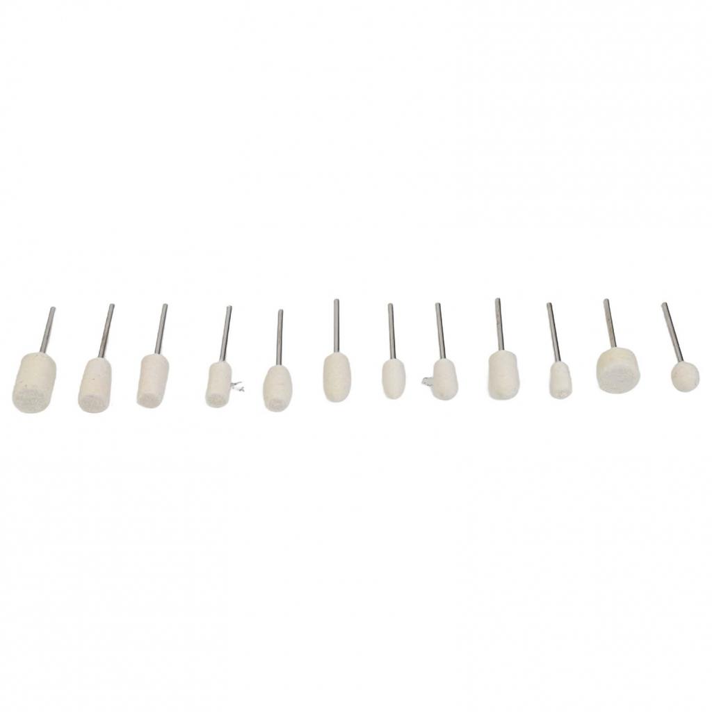 Rotary Tool Wool Felt Grinding Head Polishing Glass Abrasive Tools