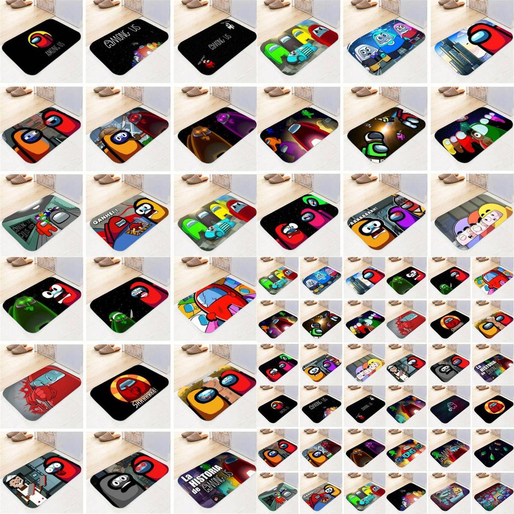 Game Mat Flannel Home Bath Bathroom Nonslip Carpet Rug Decor Floor