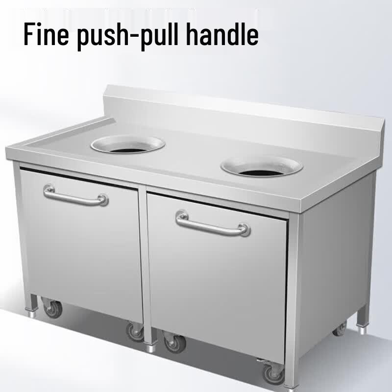 Xinteli Commercial Stainless Steel Food Waste Collection Trolley