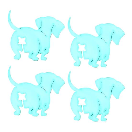 4Pcs Cat Butt Bread Clip Reusable Cat Dog Food Bag Clips 3D Printed Funny Cat Dog Butt Shaped Bread Tie Cat Lover Gifts