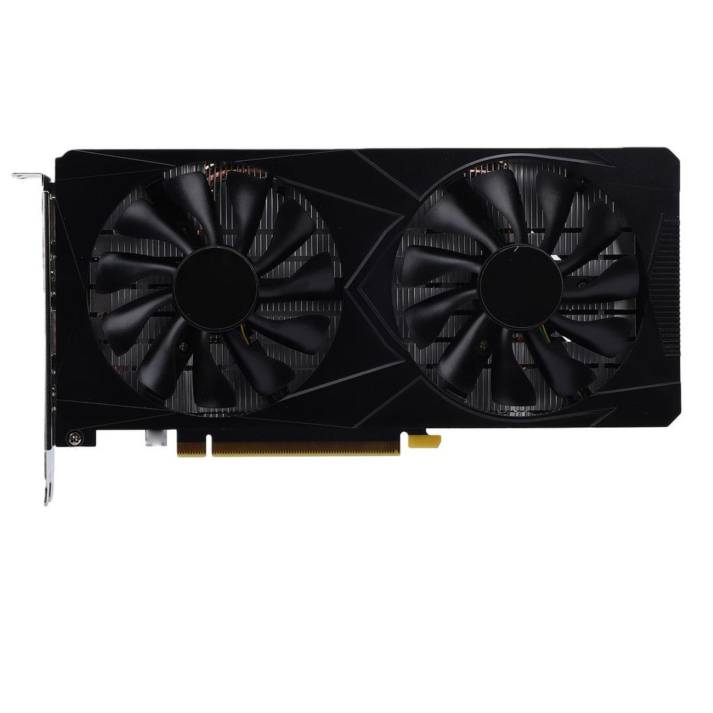 Komputer Stacjonarny Karta Graficzna do Gier 6GB GDDR6 Dedykowana Karta Graficzna 192 Bit Podwójny Wentylator Wsparcie 1080p 2K Gry AAA