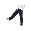 Adidas Sports Lifestyle Series Side Three Stripes Straight Leg Retro Sports Pants Men Pants Black White TR30PR-BW