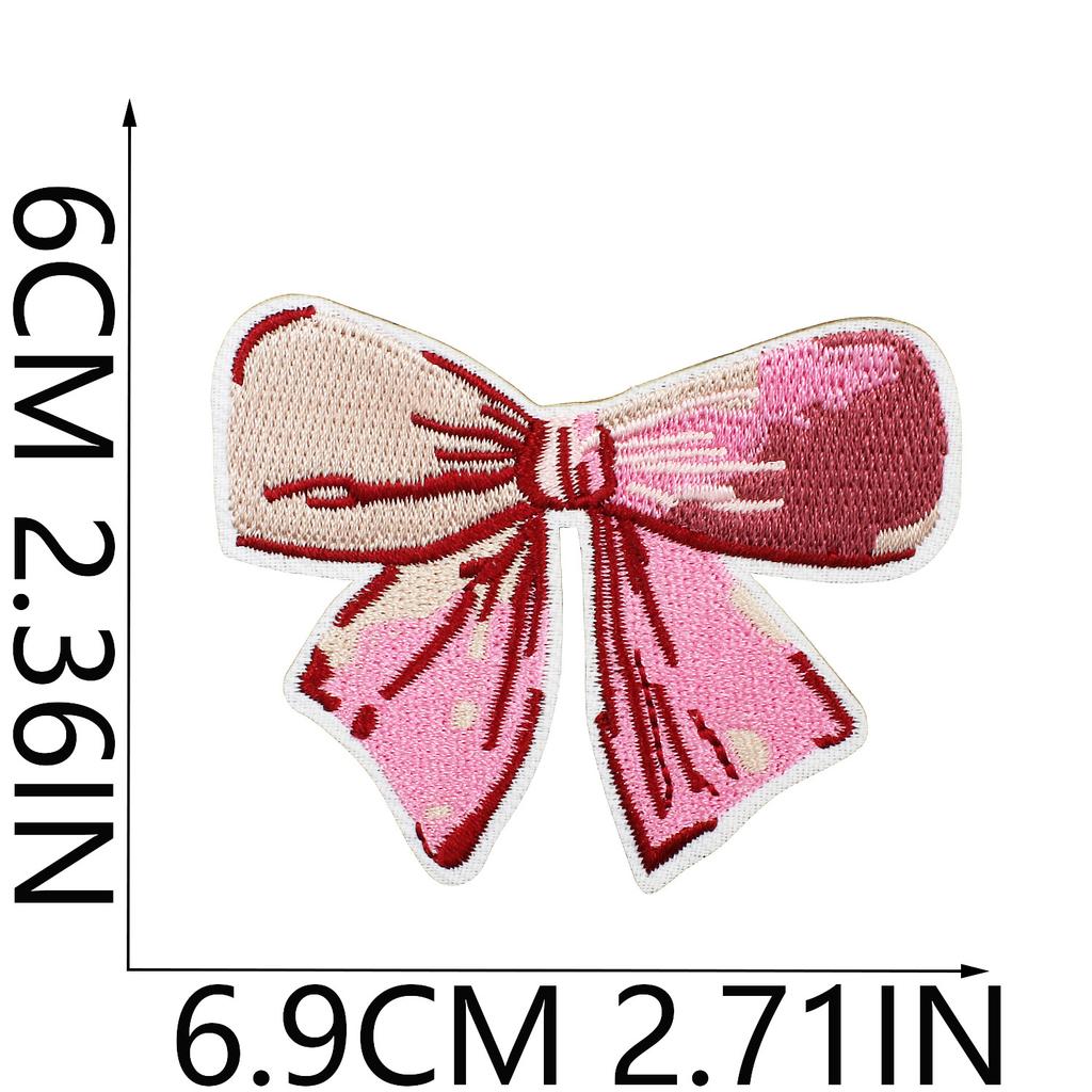 Dance Shoes Embroidery Cloth Sticker Butterfly Shell Patch Sticker Cherry Love Computer Embroidery Label Bag Decoration Chapter Boy