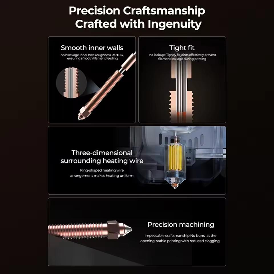 Creality Hi Ceramic Heating Block Kit 300℃ High Temperature Resistance Heated Block for Creality Hi 3D Printer Accessories