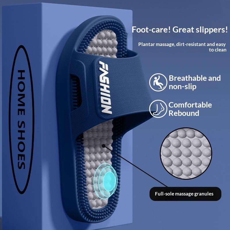 Women Men Acupressure Massage Slippers Soft EVA Anti-Slip Ergonomic Reflexology Slides for Home Bathroom Indoor Outdoor Foot