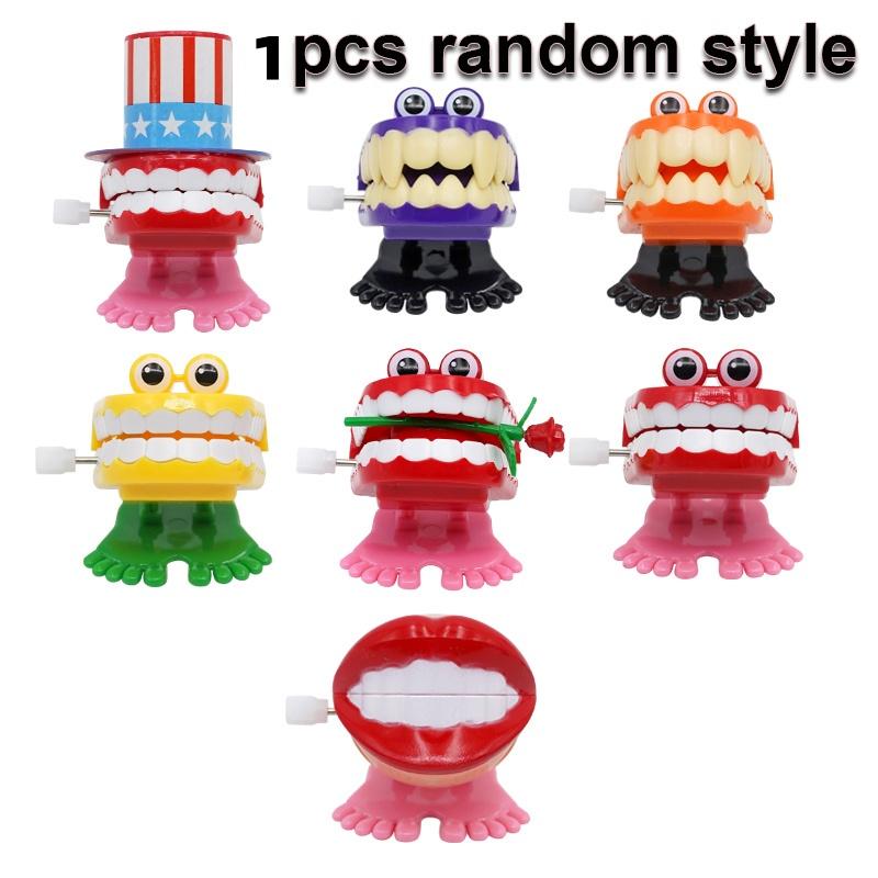 

Прыгающие Зубы Подарок Новинка Часы Игрушка Веселый Рождественский Хэллоуин Детская Заводная Игрушка Пластиковые Прыгающие Зубы Стоматологический Подарок Стоматологу OneSize