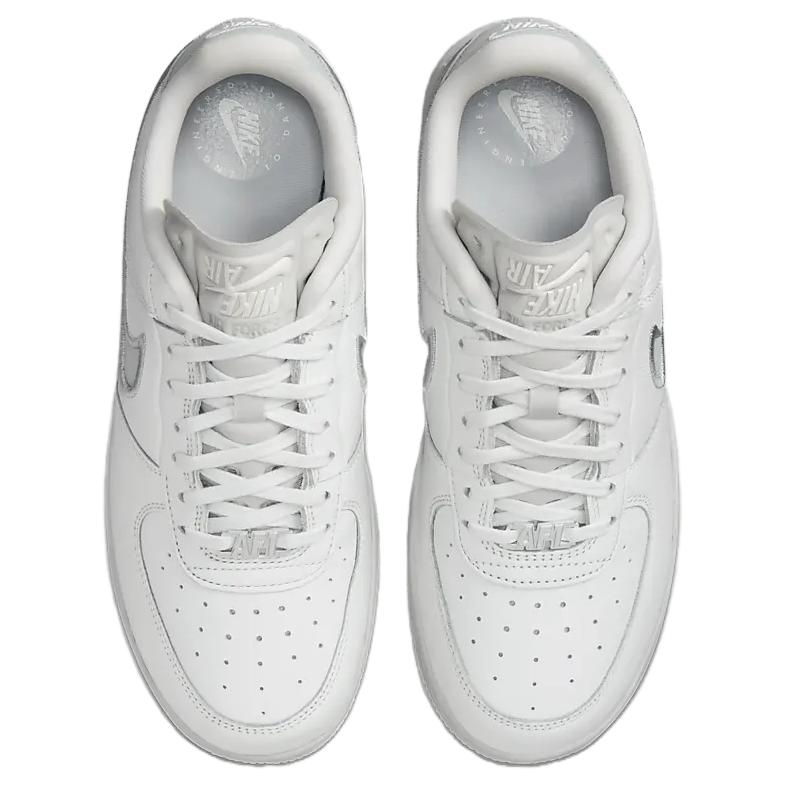 Nike (WMNS) Air Force 1 Dance 'Summit White/Metallic Silver/Photon Dust' FJ7409-101