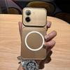 Metallic Finish Magnetic TPU Phone Case for Xiaomi POCO X7 Pro 5G,M7 4G Shockproof Matte Soft Cover