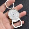 Elegant Compass Perpetuals Calendar Keychain Craft of Zinc Alloy for Business Professional and Travel Enthusiasts