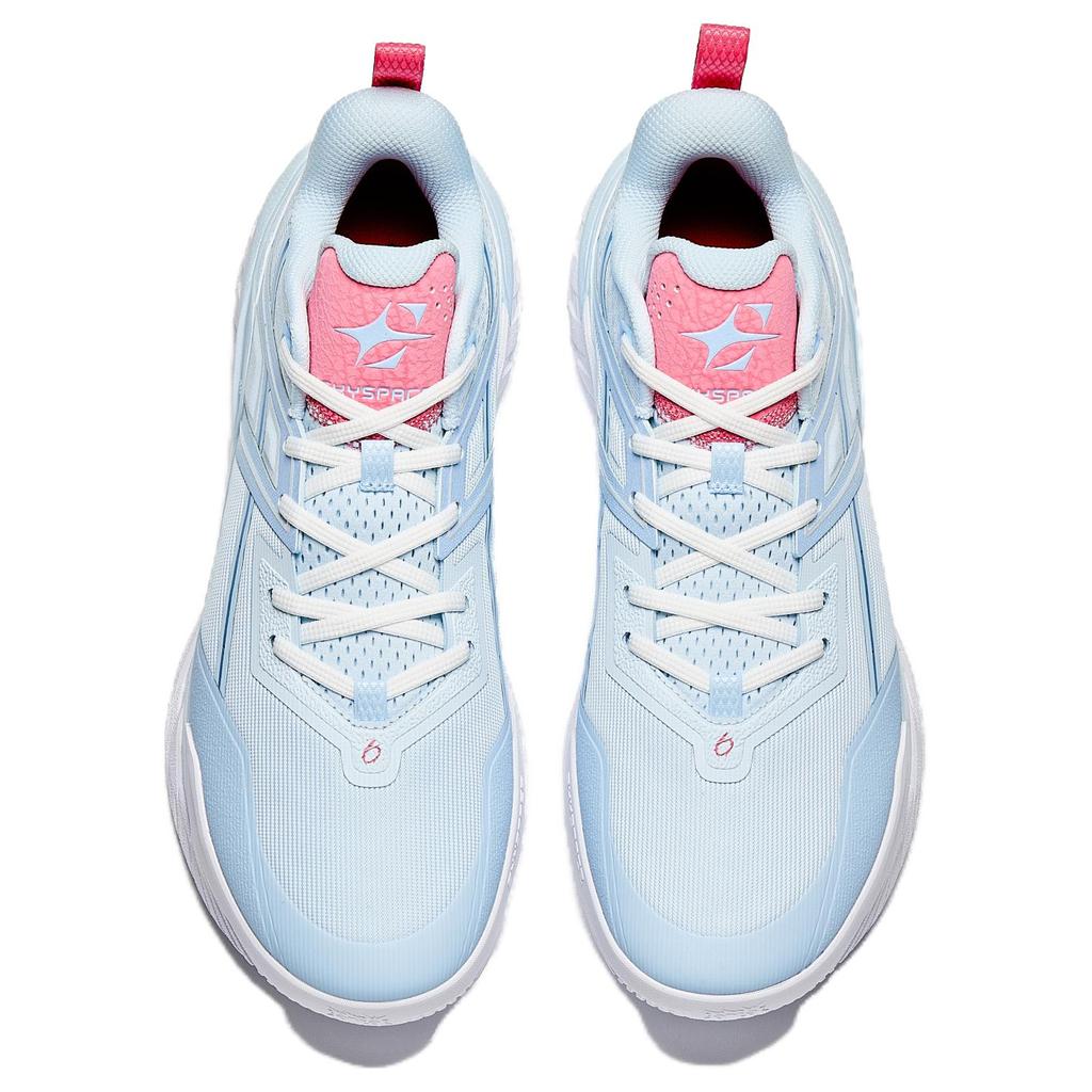 Anta Airspace 6 Cushioning Slip Resistant Anti Rollover Low top Basketball Shoes Men's Blue Pink 912541602Q-7