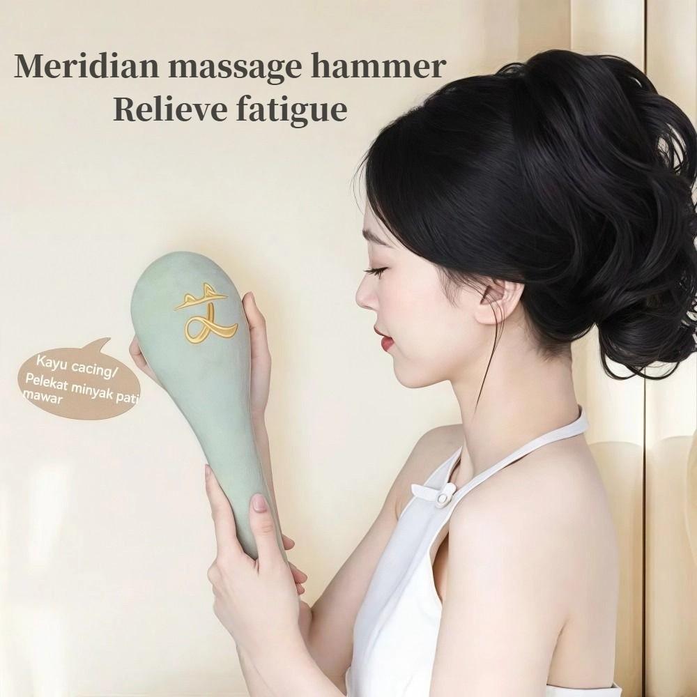 Self-massage Mugwort Hammer Handmade Health Hammer Practical Massage Hammer Relieve Fatigue