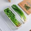 Sealed Refrigerator Storage Box Fresh Keeping Clear Food Container BPA Free for Kitchen Fridge Organization