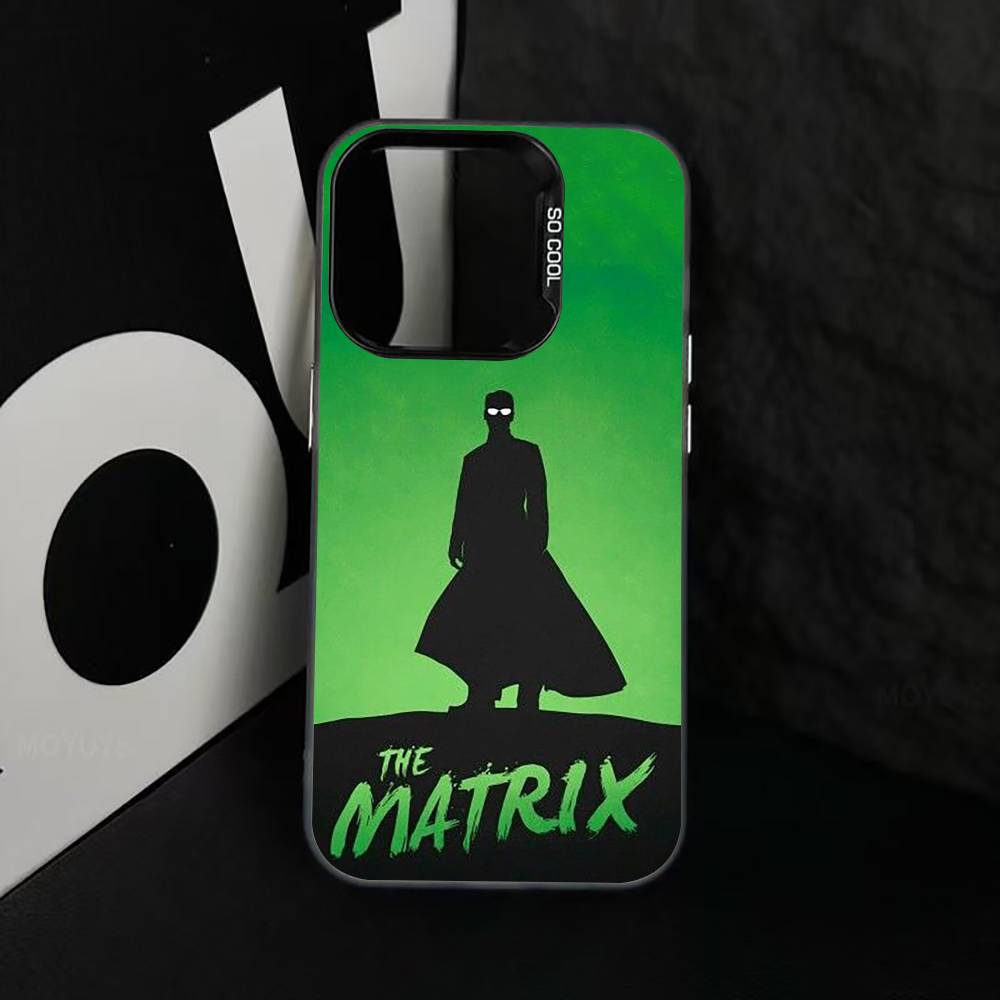 

T-The M-Matrix Phone Case For iPhone 17,16,15,14,13,12,11 Plus,Pro Max,XS,Colorful Silver Black Cover iPhoneXSMAX
