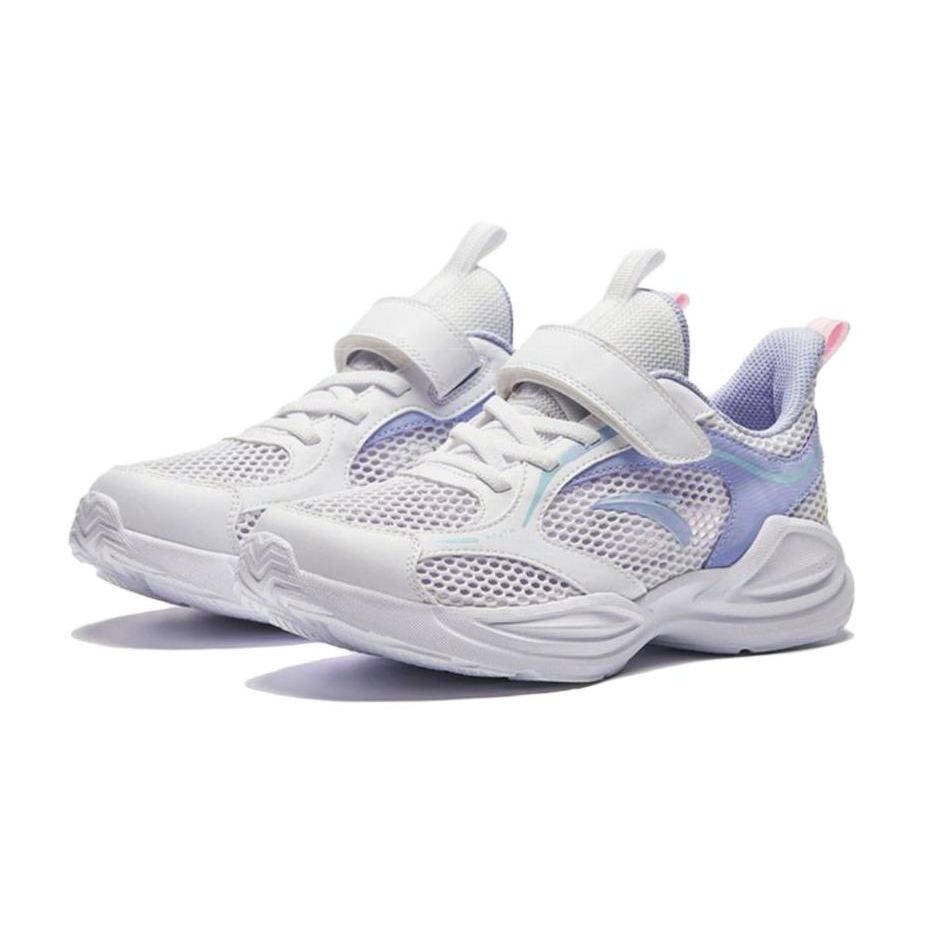 Anta Comfortable Versatile Non-Slip Breathable Low-Top Running Shoes Kids Sneakers Purple A322425520-3