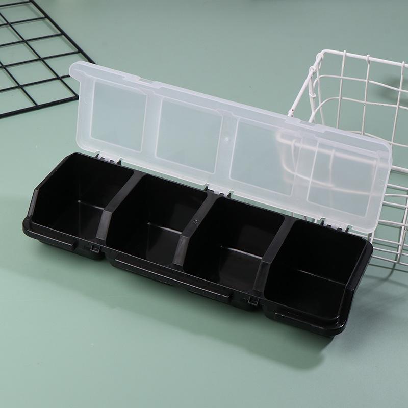 Sorted Screw Parts Organizer Box Storage Hardware Electronic Small Plastic Case Slant Edge Compartment Tray Easy To Organize