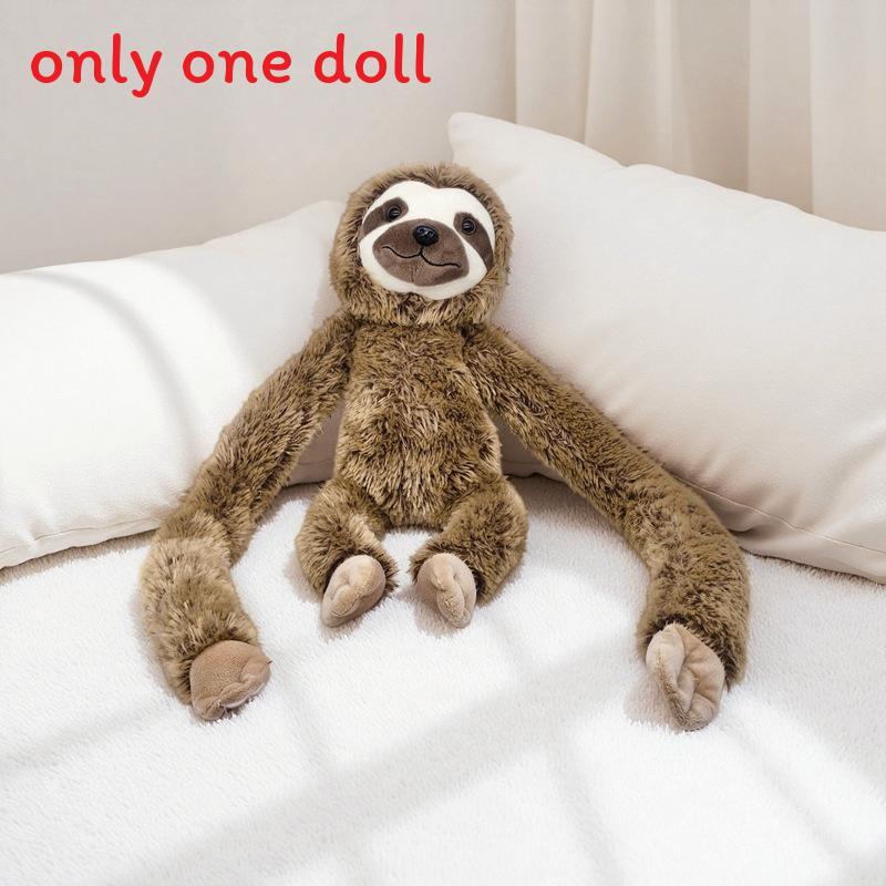 Peluche Bradipo con Imbottitura in Cotone PP Morbido Regalo per Bebè per Bambini