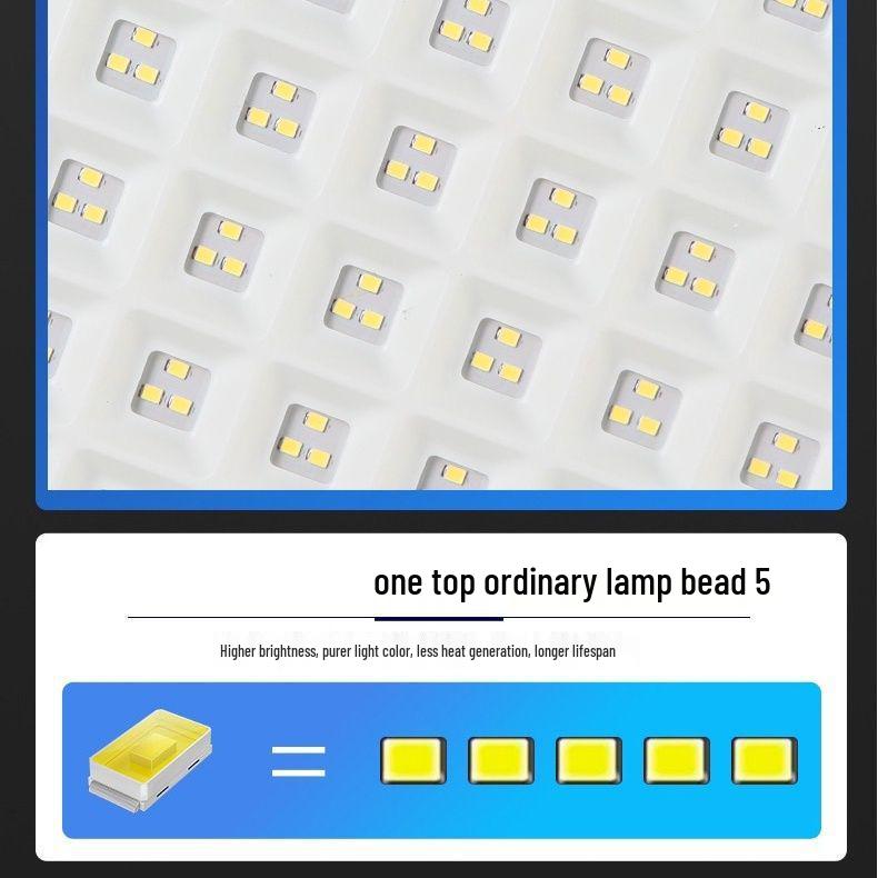 LED High-Power Outdoor Waterproof Floodlight: Super Bright Stadium Spotlight for Construction Sites