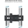 Support Mural - TOOQ - LP7843TN-B - Écrans 32" À 55" - Noir - Poids Max 35 Kg