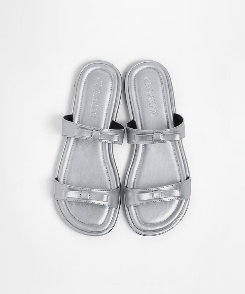 Chaakan Barneys Ribbon Slippers Spltr2H133