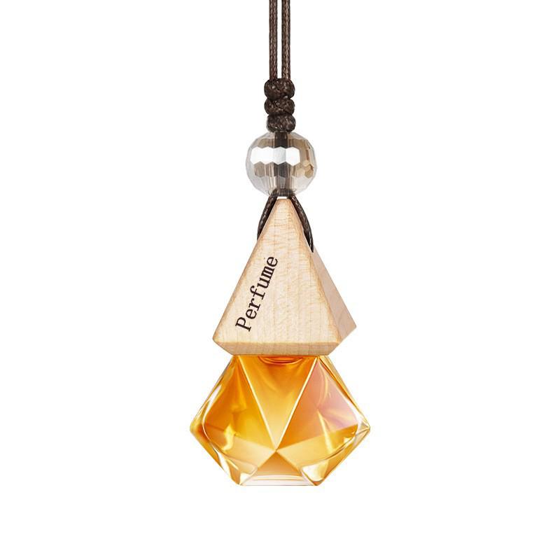 Car Aromatherapy Pendant: Glass Odor Remover for Men & Women's Fragrance