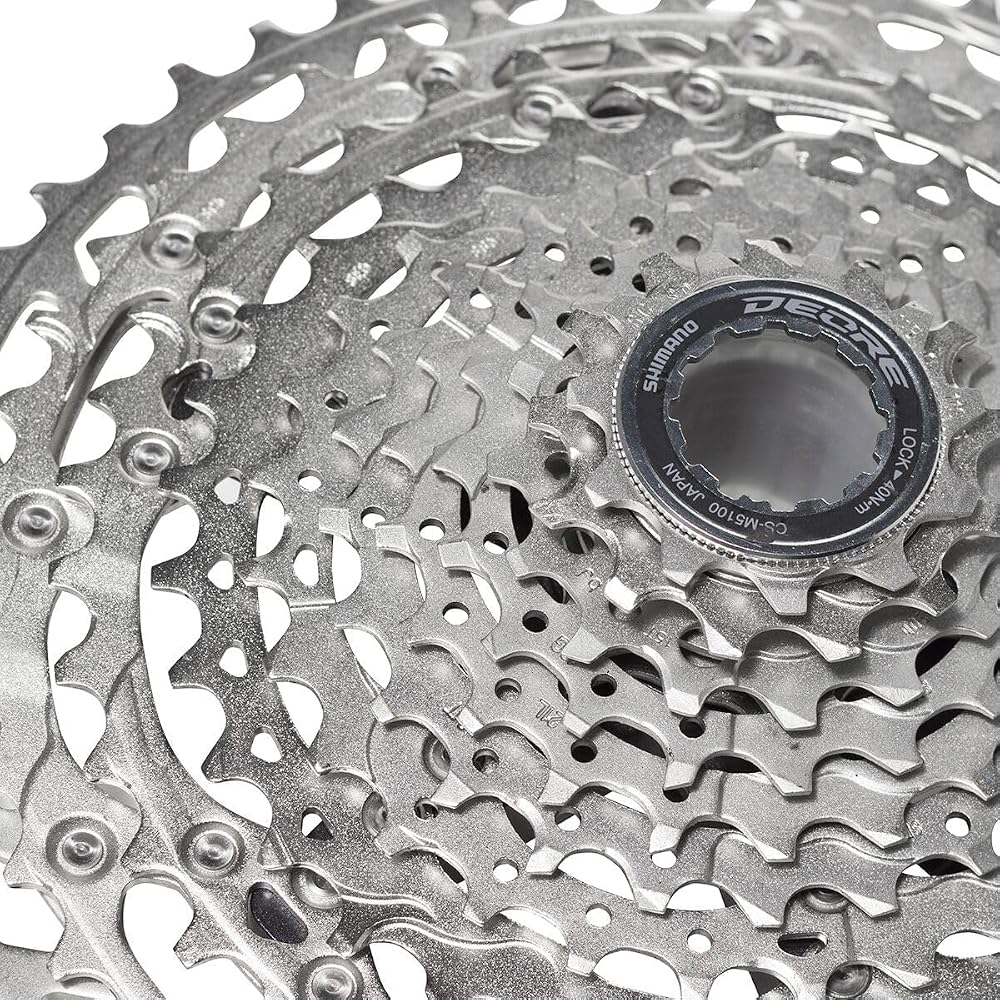 Shimano CS-M5100 11-Speed 11-51T Cassette Gear Set for Mountain Bikes