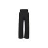 Adidas AW24 Sports Lifestyle Series Striped Comfortable Skin-Friendly Knitted Sports Pants Women Pants Black JZ1642