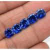 5 Pcs Natural Ceylon Blue Sapphire 50 Ct Cushion Cut Gemstone Lot For Jewelry