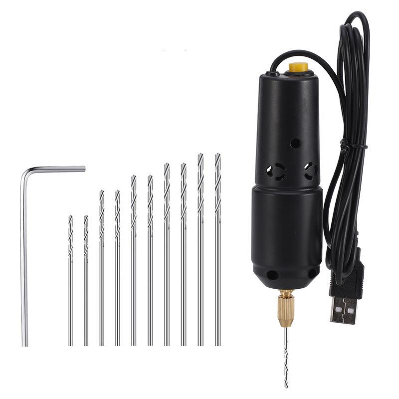 Acrylic Resin Pearl Mini USB Electric Drill - 5V2A Low Power