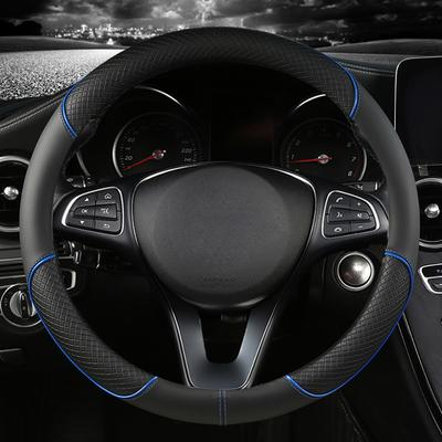 Skórzana osłona kierownicy samochodu PU dla Renault Scenic Clio Laguna 2 3 4 5 Kangoo Fluence Megane Trafic talizman Twingo