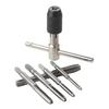 T-Handle Wrench  M3 M4 M5 M6 M8 Hand Tap Reamer Thread Tapping Tool Set Adjustable Machine Screw Thread Tapping Drill Bit