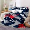 New England Patriots Print Flanelldecke Hohe Qualität Warm Bequem Decke für Alle Jahreszeiten Perfekt für Geschenke Heimdekoration