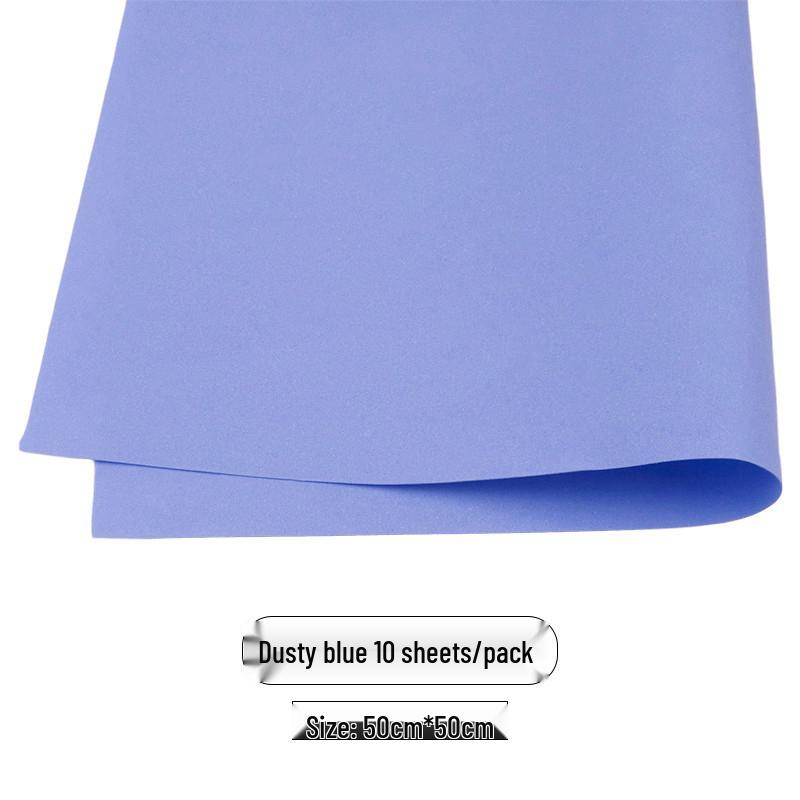 Colored Foam Paper Pack - 10 Sheets, 10 Colors - for Crafting & Origami