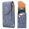 7.2 inch Phone Case Holster for Huawei Mate 40 Lite/Mate 20 X/Xiaomi Mi Max,Jeans Cloth Texture Belt Clip Leather Bag with Card Slot