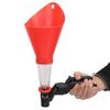 Engine Oil Funnel with Adjustable Fixed Bracket Drip Free Filling Spout Pour Tool Kit