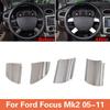 Mini Cooper Steering Wheel Cover Interior Decoration For Ford Transit MK7 LTD SILVER Steering Wheel Trim ST 2.2 TDCI SWB LWB