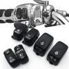 for Harley Softail 96-10 Dyna 96-11 FLHR 96-13 FLHRC 98-01 VRSC 02-17 Motorcycle Hand Control Button Housing Cap Switch Cover (Black)