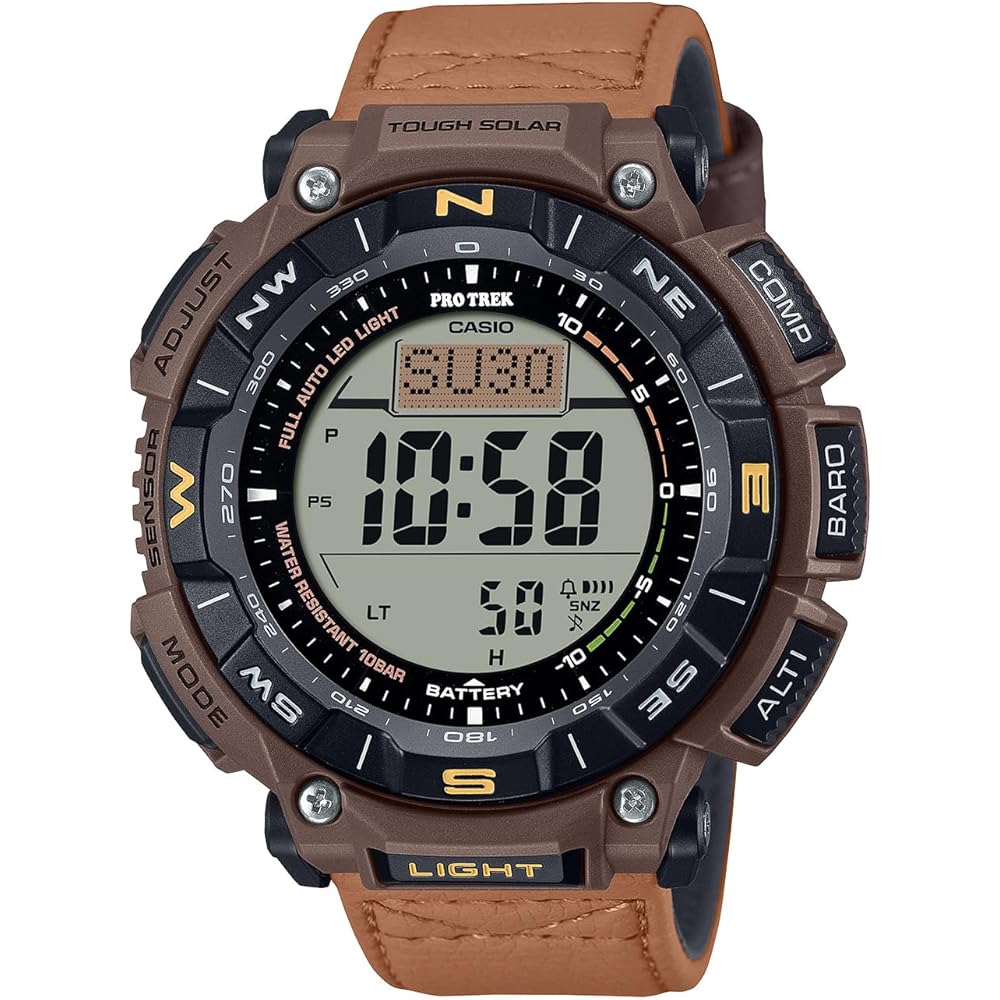 Casio Pro Trek Climber Line Tough Solar Biomass Plastic Men s Watch PRG-340L-5JF Coyote Brown