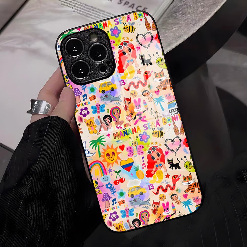 

K-Karol G Manana Sera Bonito Phone Case For IPhone 17 Pro Max 16 15 14 Pro Max 13 11 X Xs Xr 8 7Plus Glass Cover iPhone 12