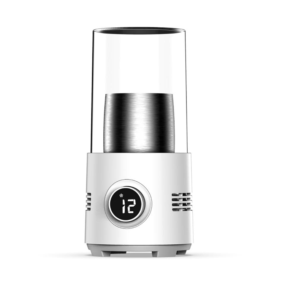 

Новый 2 в 1 охладитель для напитков, кружка для кофе, молока, чая, пива, настольный электрический подогреватель для напитков, охлаждающая чашка для домашнего офиса UK&Single Jar белый