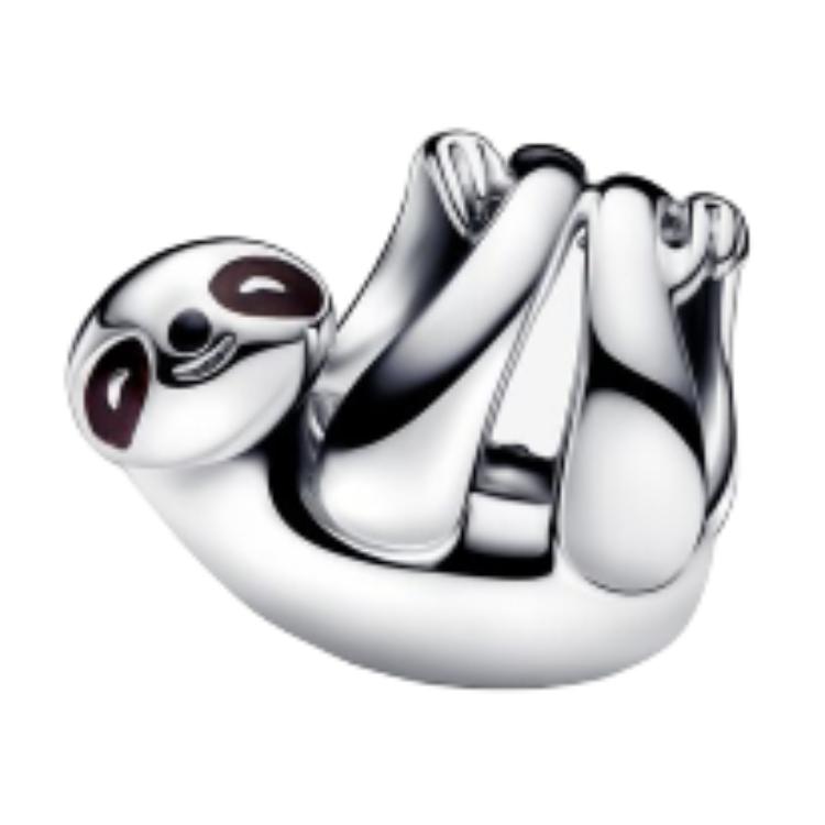 Pandora Hanging Sloth Pendant Women pendant Silver 793331C01 Box,F,Silver