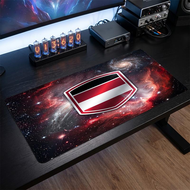 Austria Football Crest Mouse Pad, Extended Non Slip Rubber Desk Mat for Gaming Office Laptop Fan Gift