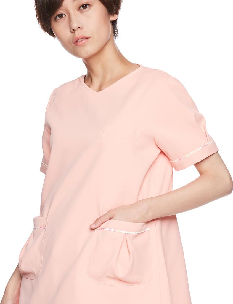 Nurse Wear LW602 LW602 Peach x American Pink Japan M to Japanese size [Laura Ashley] Women's (LW602-22) (equivalent M)