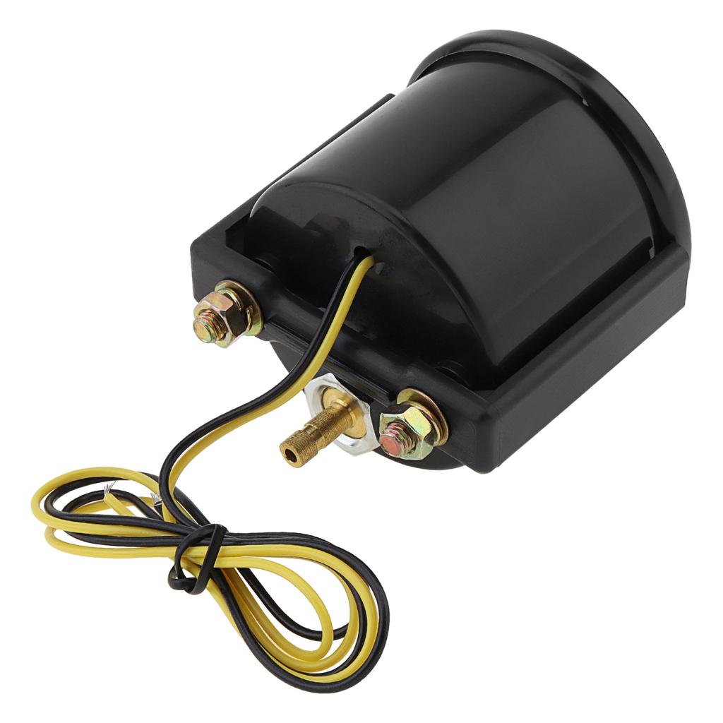 Universal 52mm 12V Bil Vakuummåler 0 - 30 in.Hg for Bil / Båt / Lastebil / ATV, Ekstern Type Automobil Elektrisk Vakuummeter