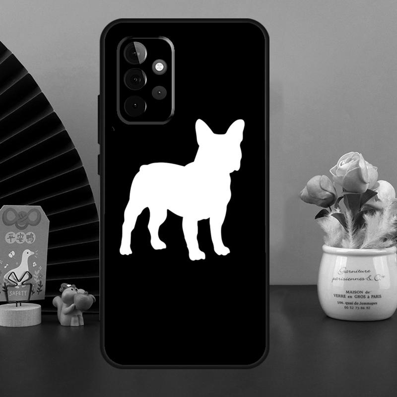Carcasă de telefon cu desen de buldog francez pentru Samsung Galaxy A22 A32 A12 A42 A52 A72 A52S A02S A03S A21S A51 A71 A50 A70