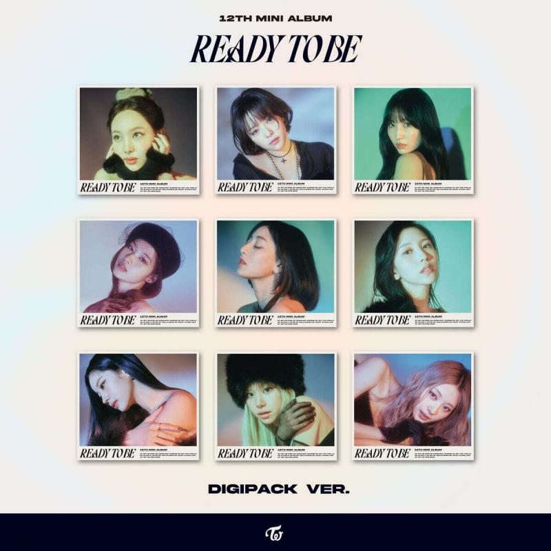 

TWICE - 12th Mini Album: READY TO BE (Digipack Ver.) [1 out of 9 randomly sent]