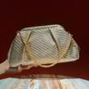 Handbag with Strap Chain. Women's Simple Crossbody Bag. Small and Unique Handbag.